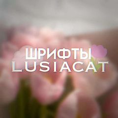 шрифты для ам/кк от lusiacat avatar