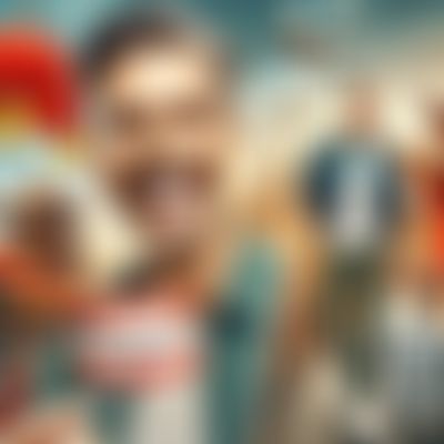Post media background
