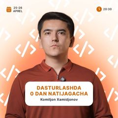 25-26-aprel | Dasturlashda 1000$ daromadgacha | Komiljon Xamidjonov avatar