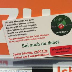 Erfurt MONTAGSSPAZIERGANG & SCHILDERDEMO avatar
