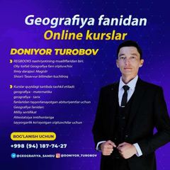 🌍 Geo SamDU Chat | Doniyor Turobov 🌏 avatar