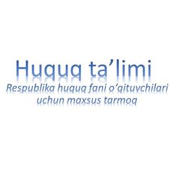 HUQUQ TA'LIMI avatar