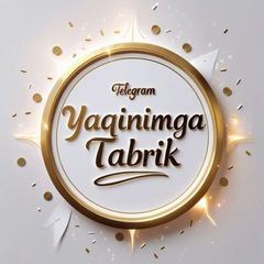 Yaqinimga tabrik!❤️ Tilaklarim siz uchun❤️❤️❤️ avatar