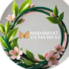 Madaniyat va ma'rifat /Rasmiy kanal/ avatar